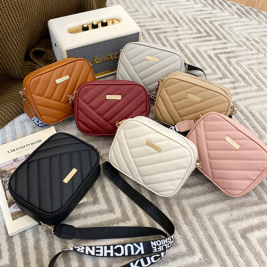 High-Quality PU Leather Shoulder Bag – Women's Crossbody & Messenger Handbag