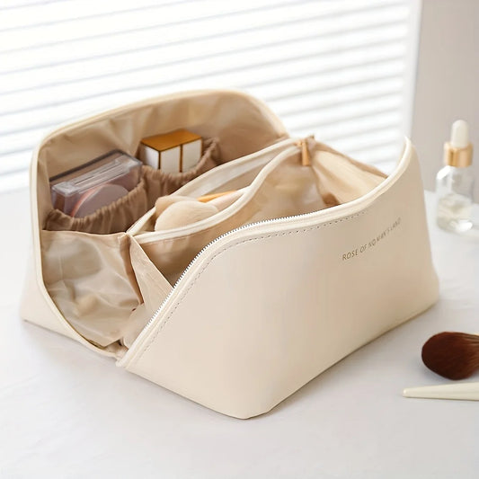Luxury Makeup Organizer & Toiletry Kit for Women – Travel Cosmetic Storage Bag