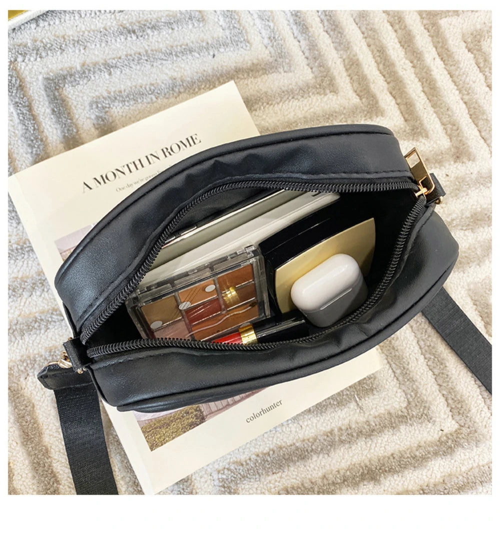 High-Quality PU Leather Shoulder Bag – Women's Crossbody & Messenger Handbag
