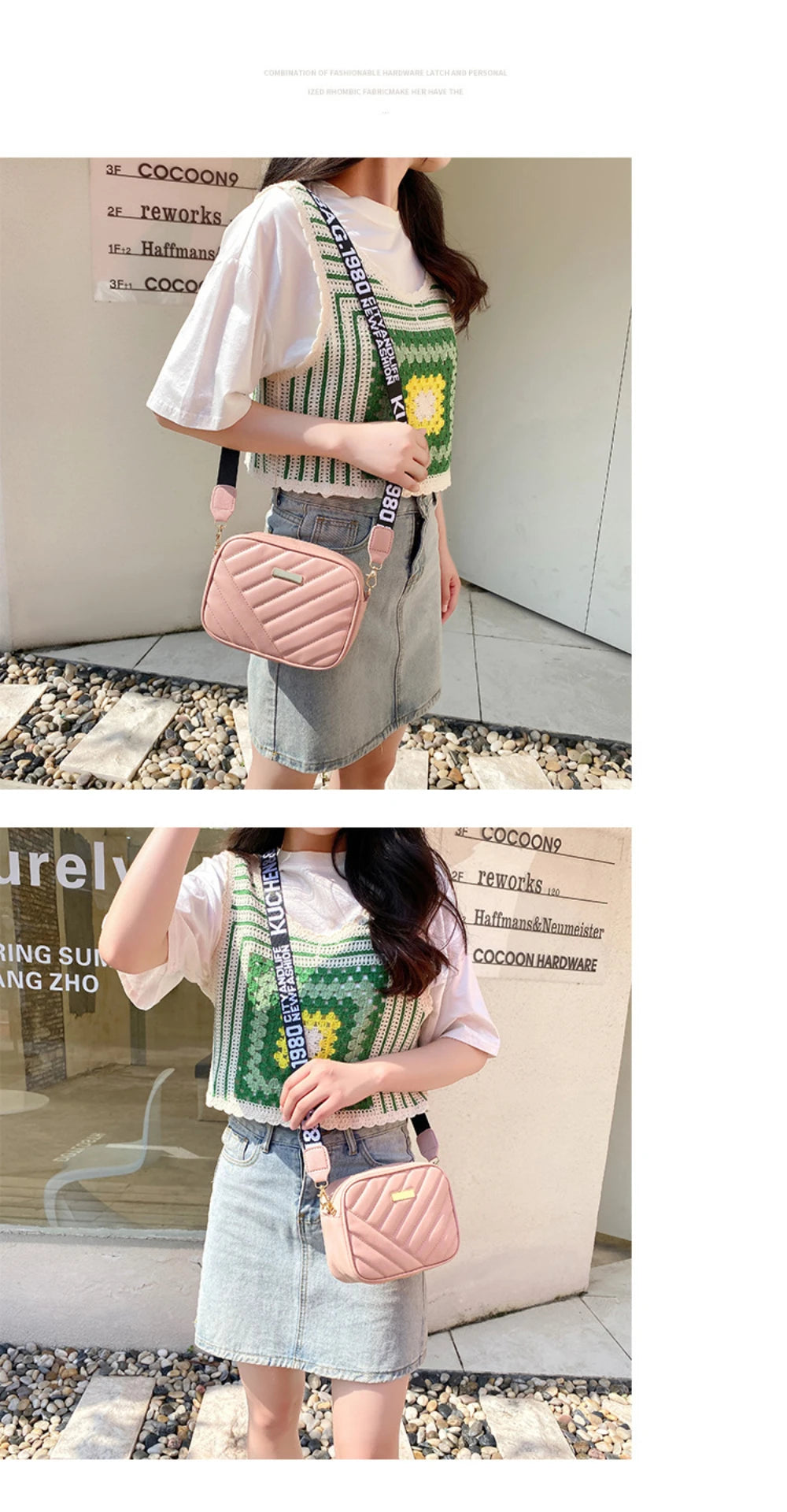 High-Quality PU Leather Shoulder Bag – Women's Crossbody & Messenger Handbag